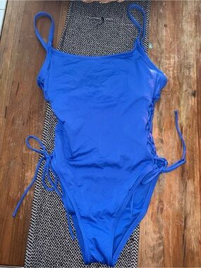 Women’s Small Shade Shore Blue One Piece Swimsuit